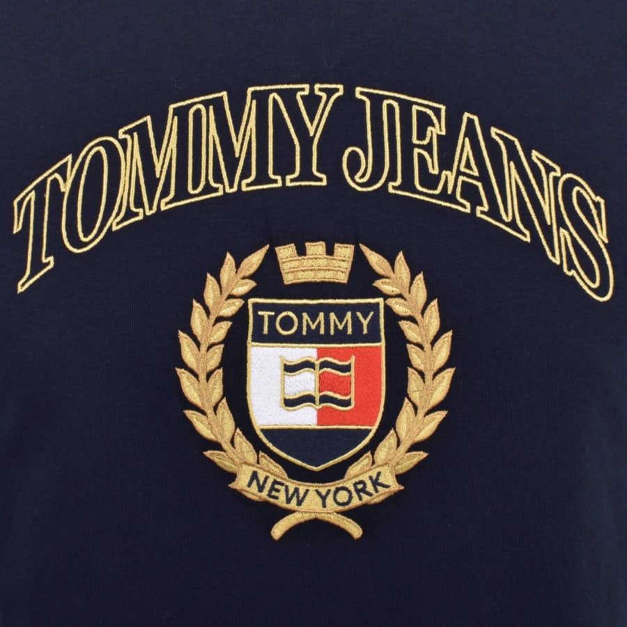 Tommy Jeans Gold Crest T Shirt Navy